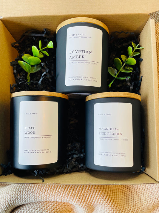 Gift Set Summer Scented Candle Gift Set 8 oz. (3 pcs)