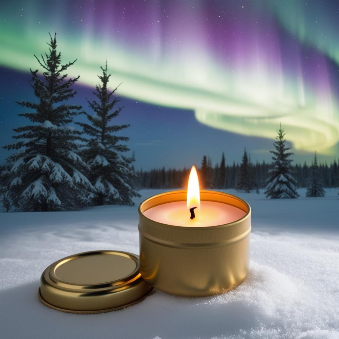 Candle Winter Night