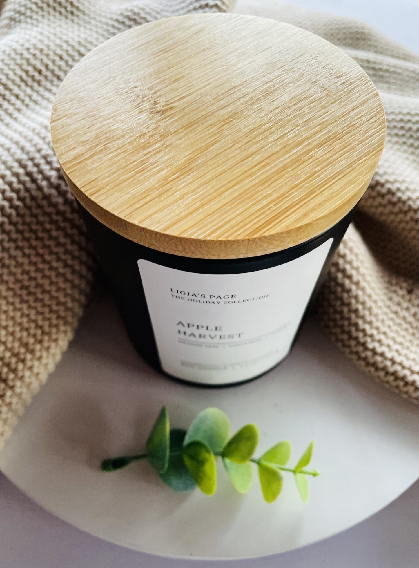 Apple Harvest Handcrafted Candle