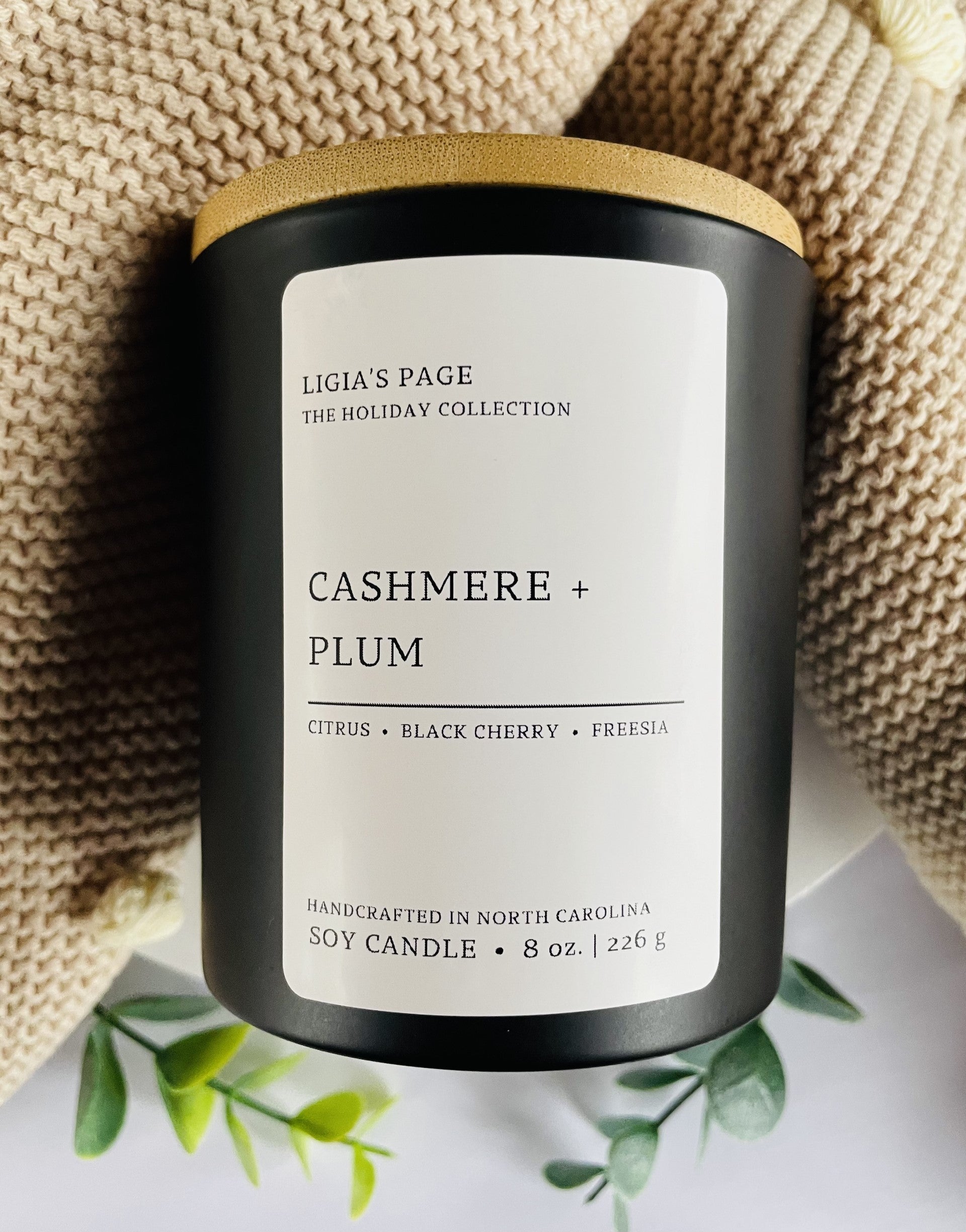 Cashmere Plum Candle