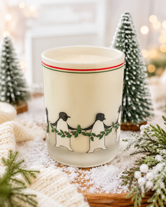Penguin Christmas Keepsake Mug Candle – Fraser Fir Scented