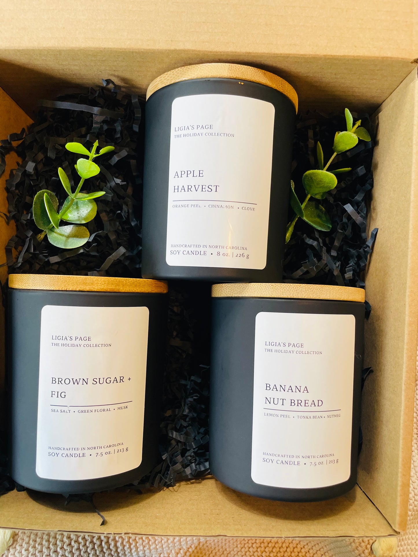 Gift Set Fall Scented Candles 8oz. (3 pcs)