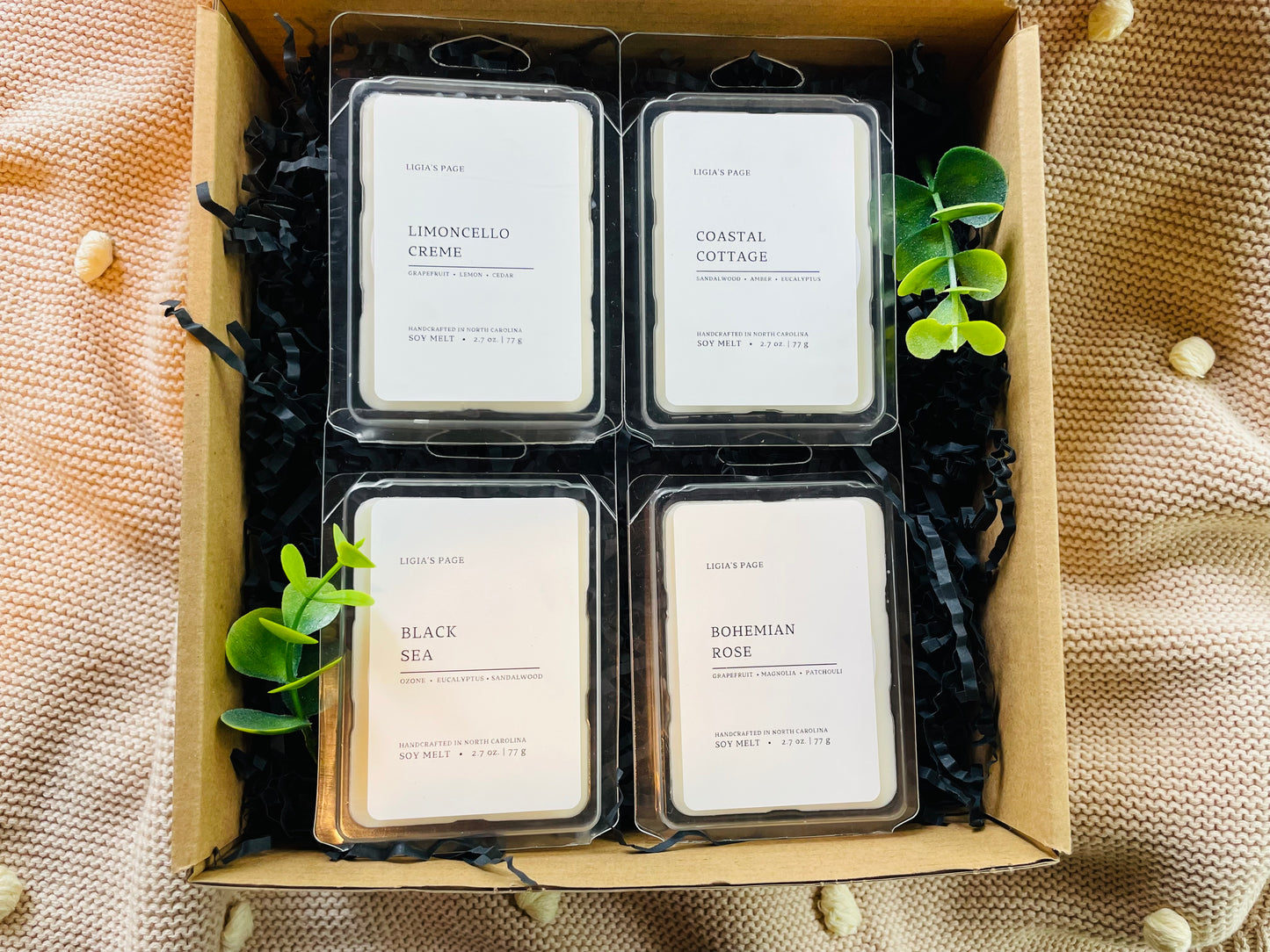 Wax Melt Set 4-pack Summer Scented  (Version 1)