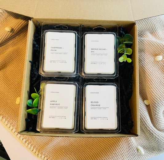 Wax Melt Set 4-pack Summer Scented  (Version 2)