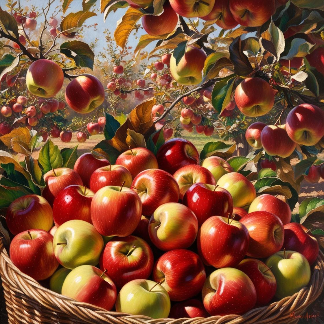 Apple Harvest Handcrafted Candle