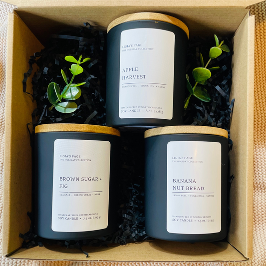 Gift Set Fall Scented Candles 8oz. (3 pcs)