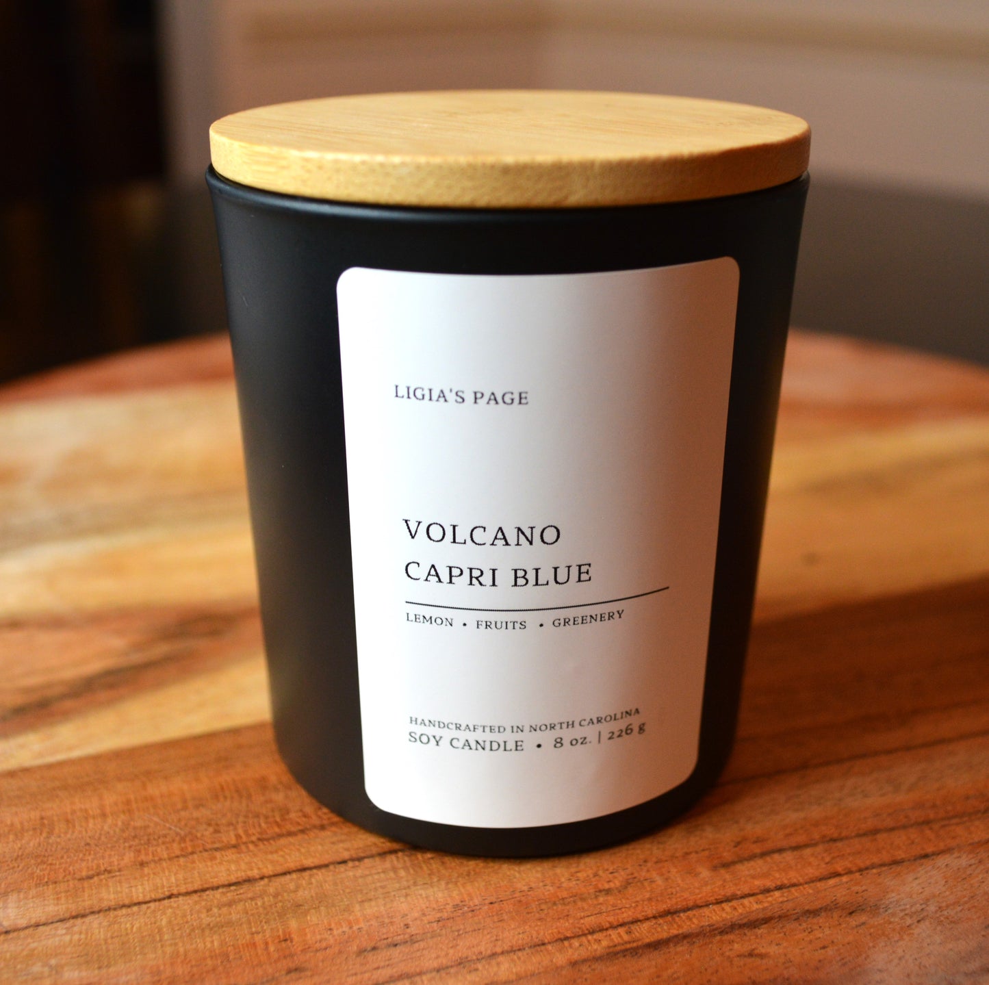 Volcano Capri Blue Candle