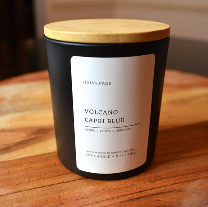 Volcano Capri Blue Candle